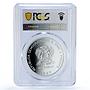 Sao Tome 1000 dobras Princess Diana Queen Hearts PR 70 PCGS silver coin 1997