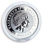 Australia 1 Dollar Year of the Dog 2006 1 Oz Silver Coin Lunar Series I