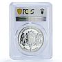 Latvia 1 oz Independence Legation Series X#5a PR 67 PCGS silver coin 1988