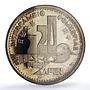Peru 50 soles Japan Commercial Exchange KM-320 MS 65 PCGS silver coin 1993