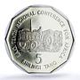 Tanzania 5 shilingi FAO Conference Africa Tractor PR 69 PCGS CuNi coin 1978