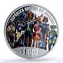 Uruguay 1000 pesos Murga Carnival Festival Culture MS 70 PCGS silver coin 2020