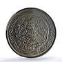 Mexico 50 centavos Republic Cuauhtemoc Error Part Split MS66 PCGS CuNi coin 1980