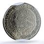 Mexico 1 peso Republic Morelos Pavon Error Double Clip MS66 PCGS CuNi coin 1983