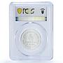 Nepal 1000 rupees National Museum Jubilee KM-1210 MS 63 PCGS silver coin 2013