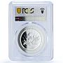 Azerbaijan 5 manat Nagorno-Karabakh War Victory PR 69 PCGS silver coin 2021
