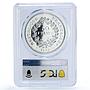 France 50 francs Hercules Gad-882 F-427 KM-941 MS 68 PCGS silver coin 1977