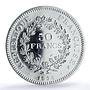 France 50 francs Hercules Gad-882 F-427 KM-941 MS 67 PCGS silver coin 1976