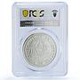 Honduras 10 lempiras Pattern Silver Alloy X#1.1 PR 70 PCGS RE coin 1995