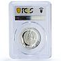 Transnistria 100 roubles PMR Foundation Anniversary PR 70 PCGS silver coin 2005