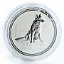 Australia 1 dollar Year of the Dog Lunar Series I 1 Oz Silver Coin 2006