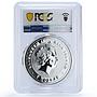 Niue 1 dollar Shenzhou Launch China Rocket Space PR 68 PCGS silver coin 2005