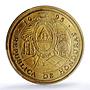 Honduras 10 lempiras Pattern Gilt Alloy X#1b.1 PR 68 PCGS AE RE coin 1995