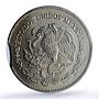 Mexico 50 pesos Republic Mint Error Clipped Planchet MS 64 PCGS CuNi coin 1982