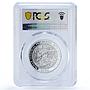 Uruguay 1000 pesos Fray Bentos Landscape UNESCO PR 70 PCGS silver coin 2016