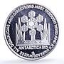 Antarctica 10 dollars New Zealand US Station McMurdo X#1 proof silver coin 1987