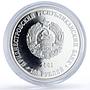 Transnistria 100 roubles Mikhail Larionov KM-13 Painter Art silver coin 2001