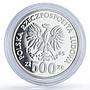 Poland 500 zlotych Squirrel Environment Protection Y#159 proof silver coin 1985