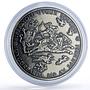 Turkiye 4000000 lira Silk Road KM-1092 Archer Horseman Camels silver coin 1999
