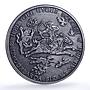 Turkiye 4000000 lira Silk Road KM-1092 Archer Horseman Camels silver coin 1999