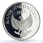 Indonesia 10000 rupiah Babi Rusa Wildlife KM-45 Pig Fauna proof silver coin 1987