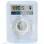 Belarus 20 roubles Grodno KM-352 City Fortress PR 69 PCGS silver coin 2007