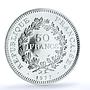 France 50 francs Hercules KM-941.1 Gad-882 F-427 MS 67 PCGS silver coin 1977