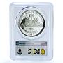 Haiti 50 gourdes Woman with Shell Mark Left KM-104.1 PR 67 PCGS silver coin 1973