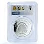 Liberia 10 dollars Illusion KM-491 Art PR 70 PCGS silver coin 2001