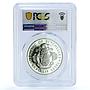 Seychelles 100 rupees Independence KM-55 Anniversary PR 69 PCGS silver coin 1986
