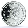 Guinea-Bissau 6000 francs CFA 100 Africa Gazelle MS 65 PCGS silver coin 2004