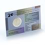 Ukraine 1 hryvna 20 Years of the Monetary Reform of Ukraine 2016