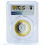 Transnistria 3 roubles Aquarius KM-110 Zodiac Signs PL 70 PCGS silver coin 2007
