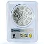 Mexico 1 onza Libertad Angel of Independence KM-639 MS 68 PCGS silver coin 2004