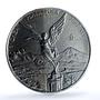 Mexico 1 onza Libertad Angel of Independence KM-639 MS 67 PCGS silver coin 2007