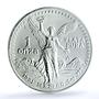 Mexico 1 onza Libertad Angel of Independence KM-494.2 MS68 PCGS silver coin 1991