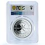 Oman 1 rial Laughing Dove KM-189 Bird Fauna PR 69 PCGS silver coin 2009