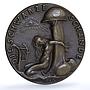 Germany Weimar Die Schwarze Schande Rhineland Kienast-262 bronze medal 1920