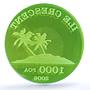 French Polynesia 1000 poa Crescent Island X#2 MS 69 PCGS plastic coin 2006