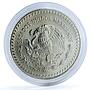 Mexico 1 onza Libertad Angel of Independence KM-494.1 Bullion silver coin 1987