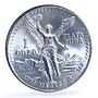 Mexico 1 onza Libertad Angel of Independence KM-494.1 Bullion silver coin 1987