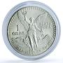 Mexico 1 onza Libertad Angel of Independence KM-494.1 Bullion silver coin 1987