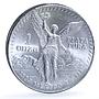 Mexico 1 onza Libertad Angel of Independence KM-494.1 Bullion silver coin 1987