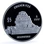 Mexico 5 pesos Observatorio KM-947 Chichen Itza Bullion proof silver coin 2012