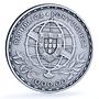 Portugal 1000 escudos Louis de Camoes KM-611 Poet Literature silver coin 1981