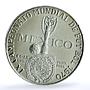 Mexico Football World Cup Juego Pelota Grove-1082a SP67 PCGS silver medal 1970