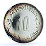 Algeria 10 dinars Jugurtha King of Numidia KM-134 MS 66 NGC silver coin 1994