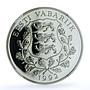 Estonia 10 krooni Barn Swallow KM-26 Bird Fauna PF 69 NGC silver coin 1992