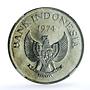 Indonesia 2000 rupiah Javan Tiger KM-39 Cat Fauna MS 65 NGC silver coin 1974