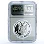 Namibia 10 dollars Wilhelm II Germany KM-35 Monarchs PF 69 NGC silver coin 2009
